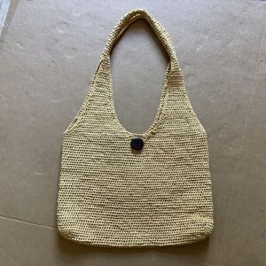 Kaminski raffia hobo bag